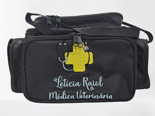 Bolsa  MedVet Medicina Veterinária -  Com Bordado Personalizado (sua logo)
